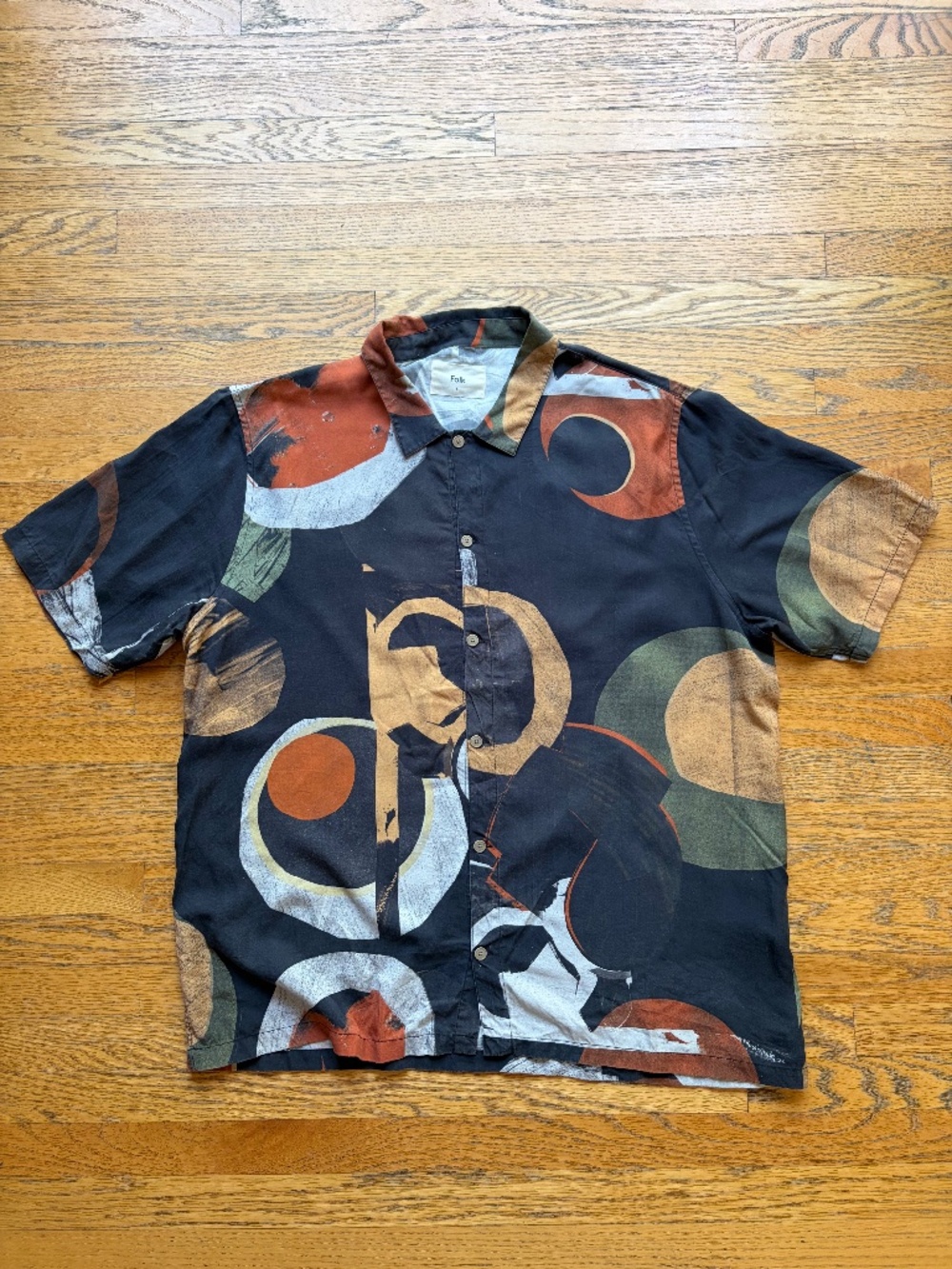 FOLK PRINTED SHIRT - MENS